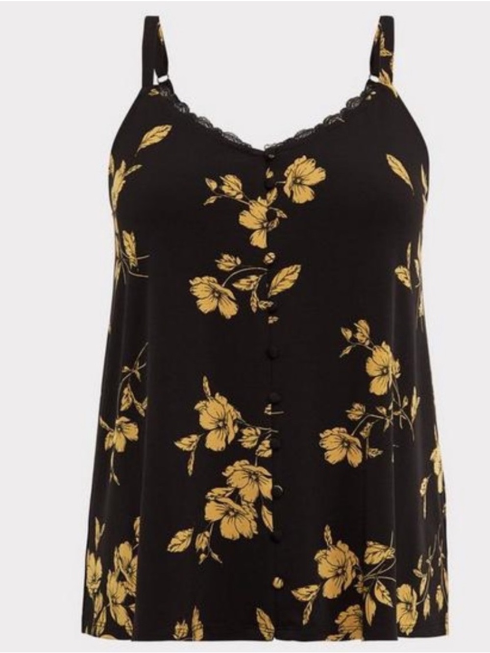 Torrid Button Down Tank Top - Picture 3 of 5